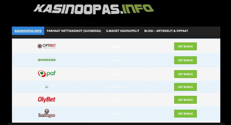 Kasinoopas vanha screenshot